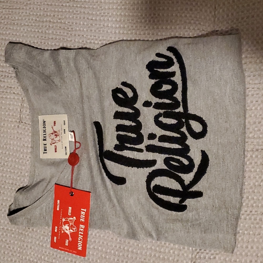 True religion Crop Chenille Sweater XL